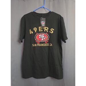 Men's New Era Black San Francisco 49ers 2025 NFL Draft T-Shirt NWT Size Small